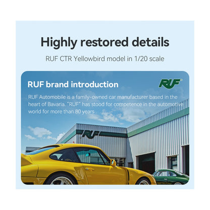 Auto Armable Ruf Ctr 2017 Yellowbird Radio Control 222 Piezas - Escala 1:20 Cada - foto 5