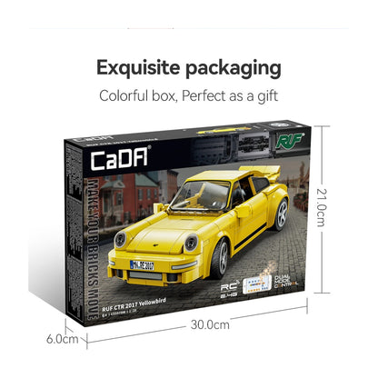 Auto Armable Ruf Ctr 2017 Yellowbird Radio Control 222 Piezas - Escala 1:20 Cada - foto 17