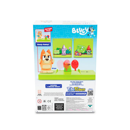 Bloques Construcción Magnéticos Bluey Booster Pack Tile Town - Keepy Uppy Bingo