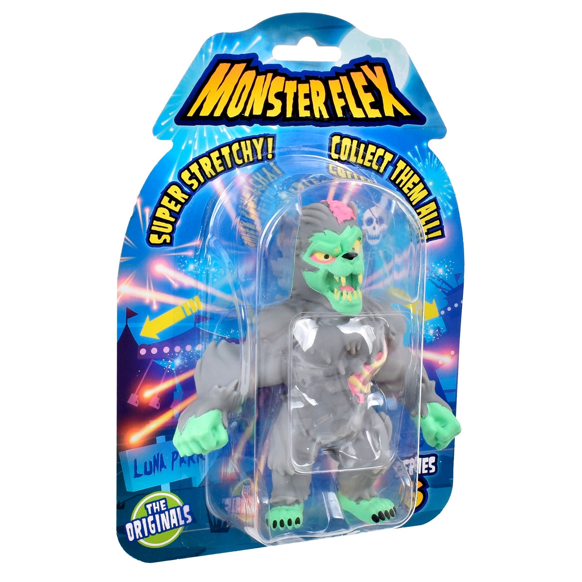 Figura Strech De Goma De 15 Cms Que Se Estira - Zombie Werewolf