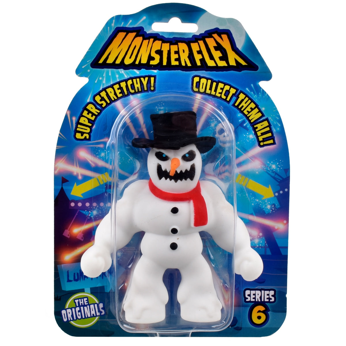 Figura Strech De Goma De 15 Cms Que Se Estira - Snow Badman