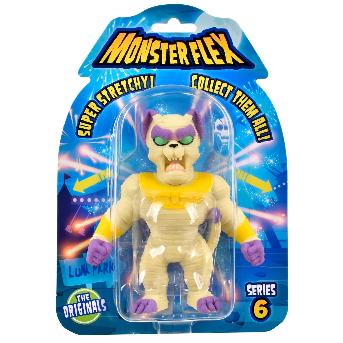 Figura Strech De Goma De 15 Cm Que Se Estira - Mummy Cat