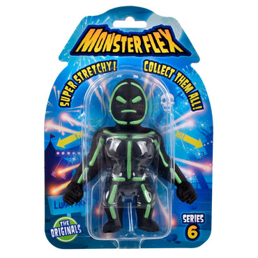 Figura Strech De Goma De 15 Cms Que Se Estira - Neón Man