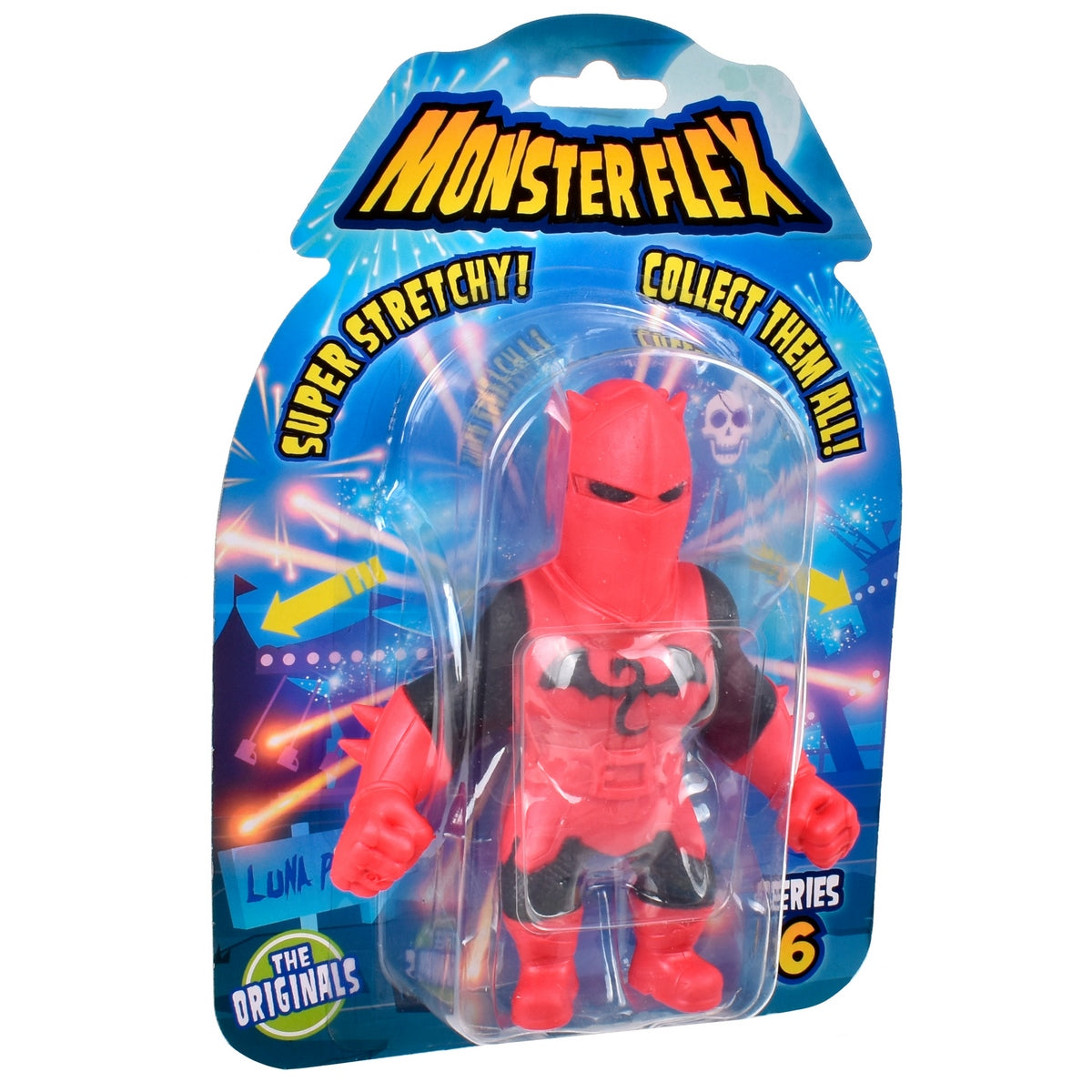 Figura Strech De Goma De 15 Cm Que Se Estira - Red Knight