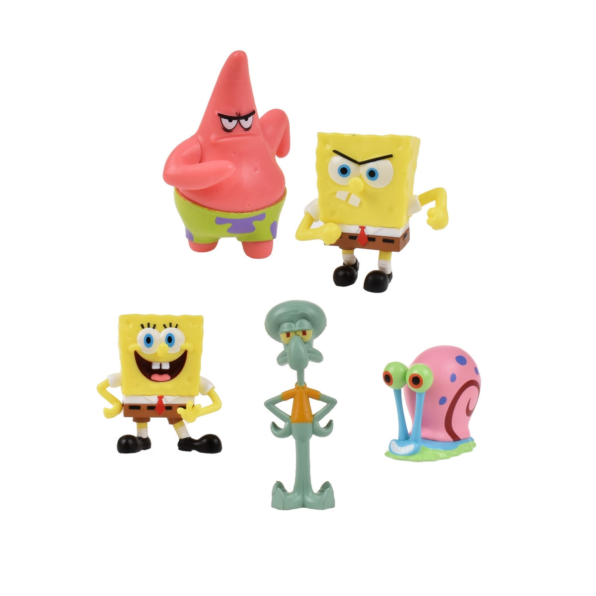 Pack 5 Figuras 5 Cm En Blister Bob Esponja - Calamardo