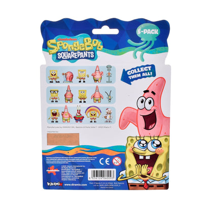 Pack 5 Figuras 5 Cm En Blister Bob Esponja - Calamardo