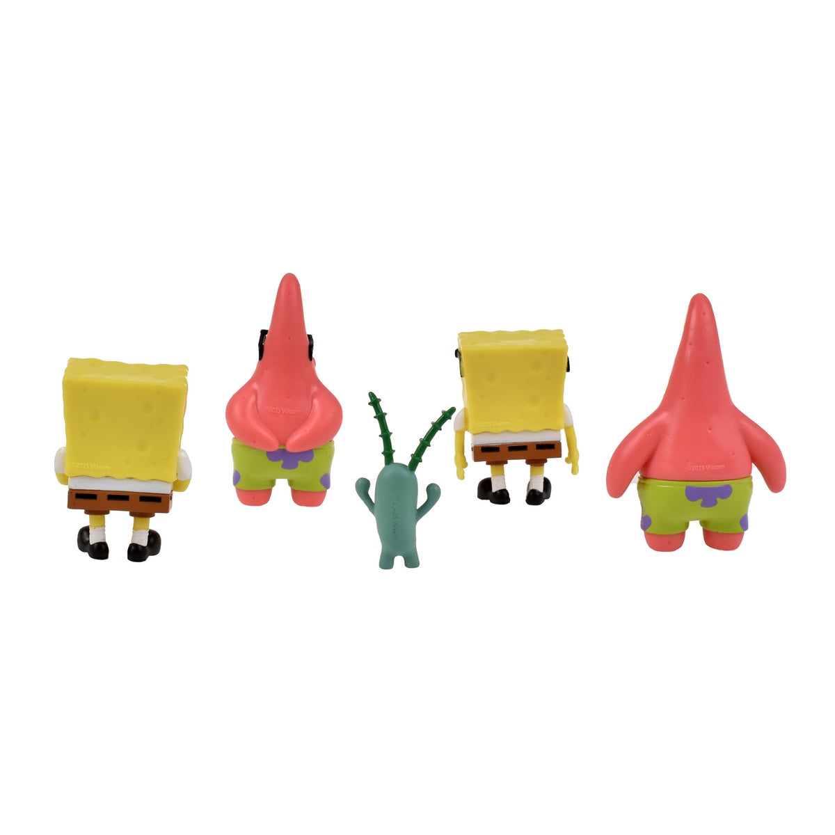 Pack 5 Figuras 5 Cm En Blister Bob Esponja - Plankton