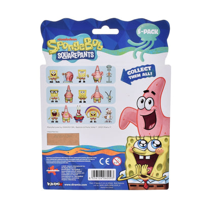 Pack 5 Figuras 5 Cm En Blister Bob Esponja - Arenita