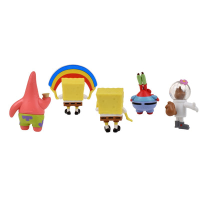 Pack 5 Figuras 5 Cm En Blister Bob Esponja - Arenita
