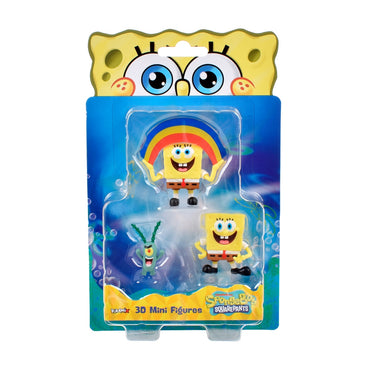 Pack 3 Figuras 5 Cm En Blister Bob Esponja - Plankton