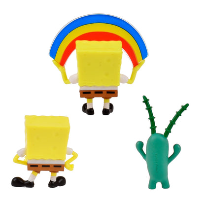 Pack 3 Figuras 5 Cm En Blister Bob Esponja - Plankton