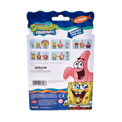 Pack 3 Figuras 5 Cm En Blister Bob Esponja - Arenita