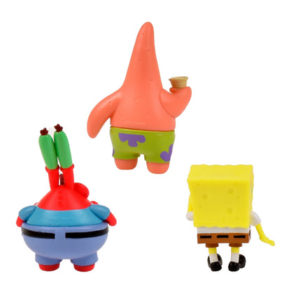 Pack 3 Figuras 5 Cm En Blister Bob Esponja - Don Cangrejo
