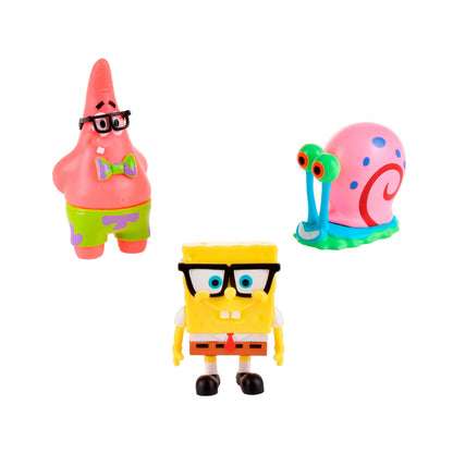 Pack 3 Figuras 5 Cm En Blister Bob Esponja - Gary