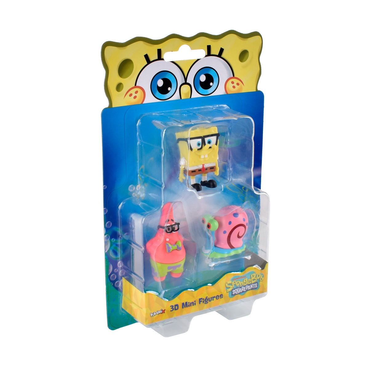 Pack 3 Figuras 5 Cm En Blister Bob Esponja - Gary