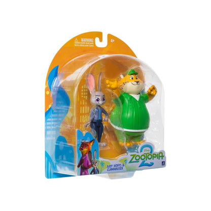 Zootopia Figuras Pack De 2 De 8 Cm - Judy Hoops Y Clawhauser