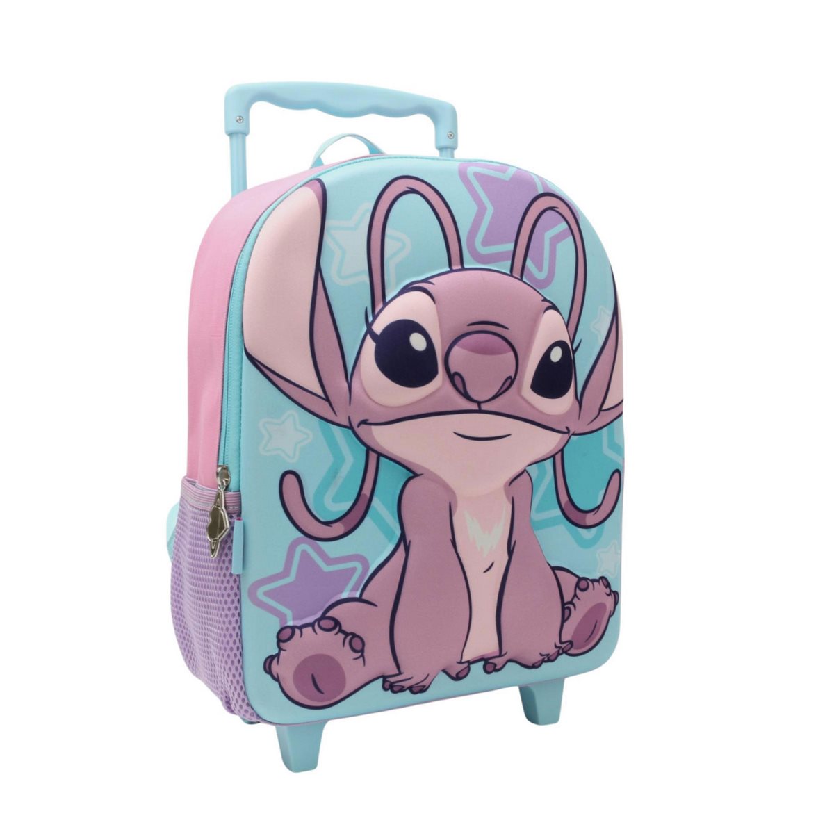 Mochila Con Ruedas 3D Face Angel Stitch