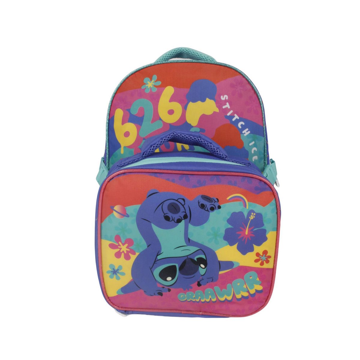 Mochila Con Lonchera Stitch