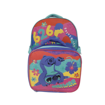 Mochila Con Lonchera Stitch