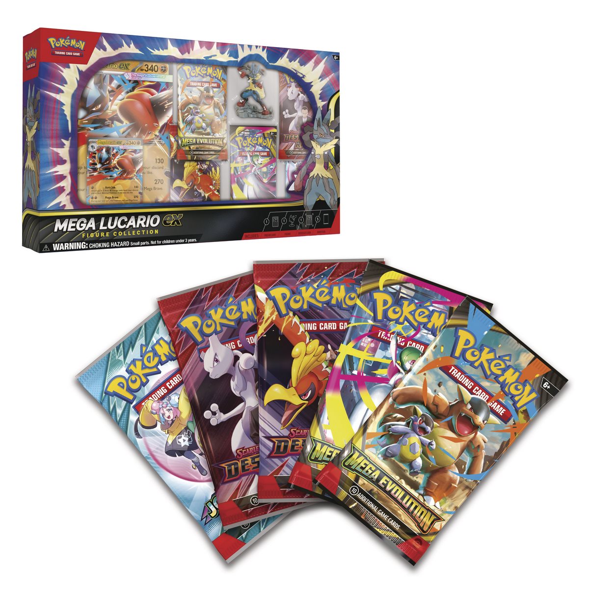 Pokemon Tcg Mega Lucario Ex Figure Collection Ing