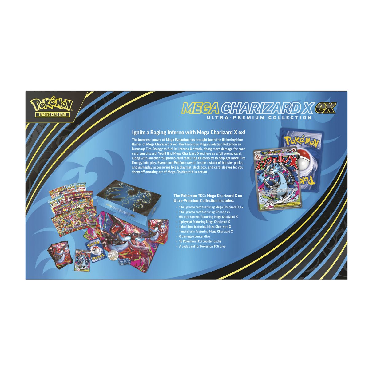 Pokemon Tcg Mega Charizard X Ex Ultra Premium Collection Esp