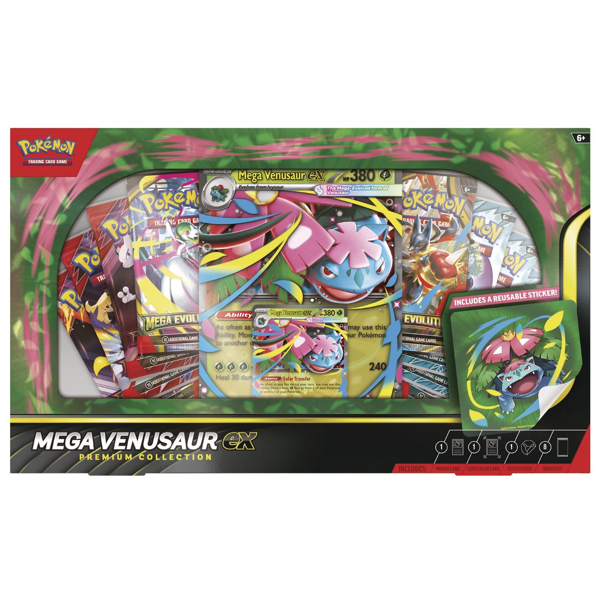 Pokemon Tcg Mega Venusaur Ex Premium Collection Esp