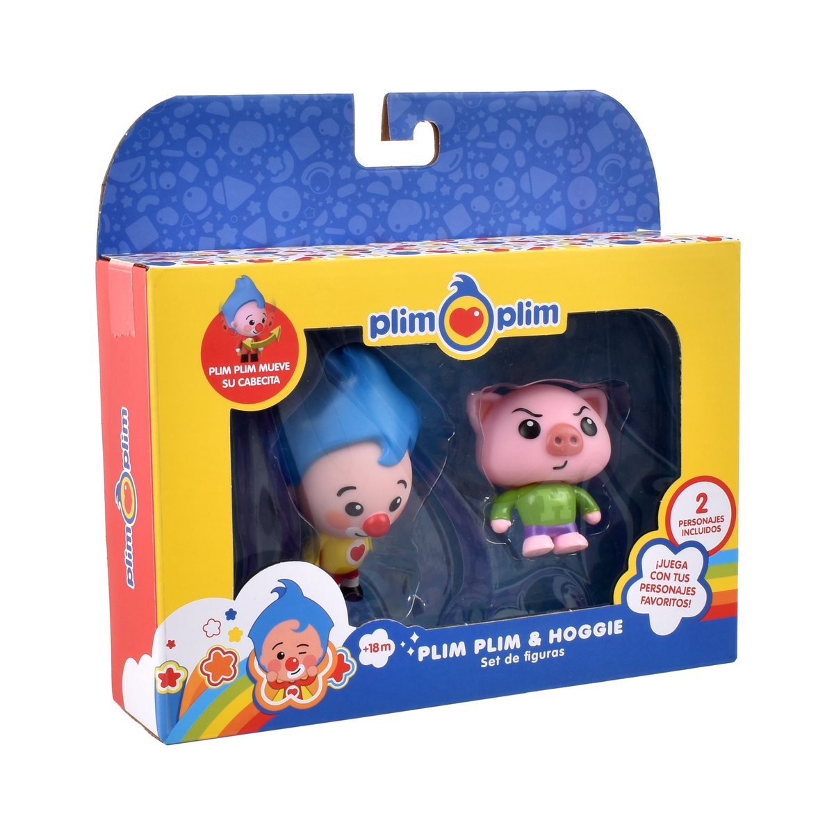 Set 2 Figuras Plim Plim - Plim Plim Y Hoggie