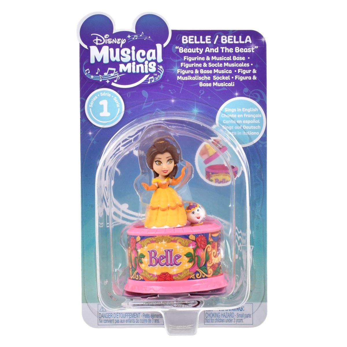 Mini Figura Musical De Disney - Bella