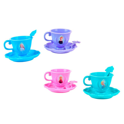 Mini Set De Té Con Cucharas Princesas De Disney - Frozen Tetera Blanca