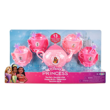 Mini Set De Té Con Cucharas Princesas De Disney - Princesas Tetera Rosa Claro