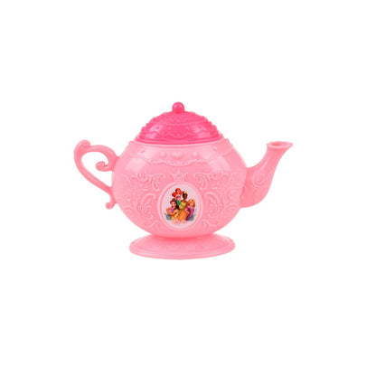 Mini Set De Té Con Cucharas Princesas De Disney - Princesas Tetera Rosa Claro