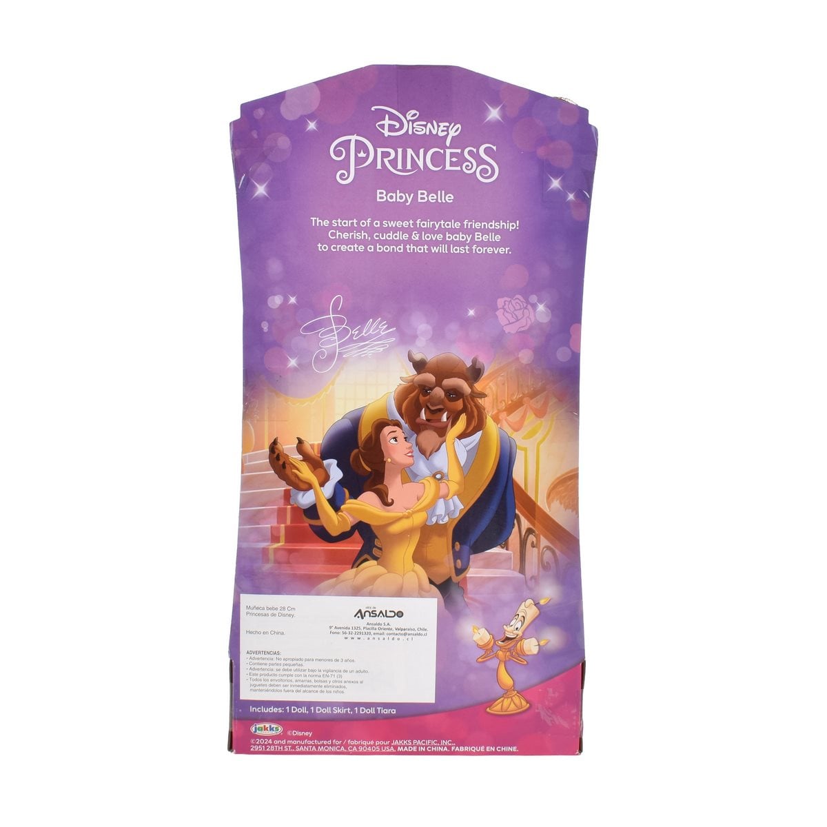 Muñeca Bebe 28 Cm Princesas De Disney - Bella