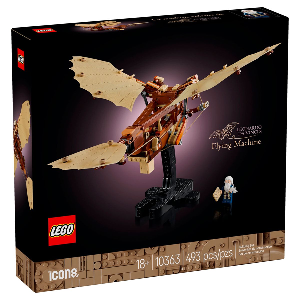 Máquina Voladora De Leonardo Da Vinci Lego Icons | Compra Online