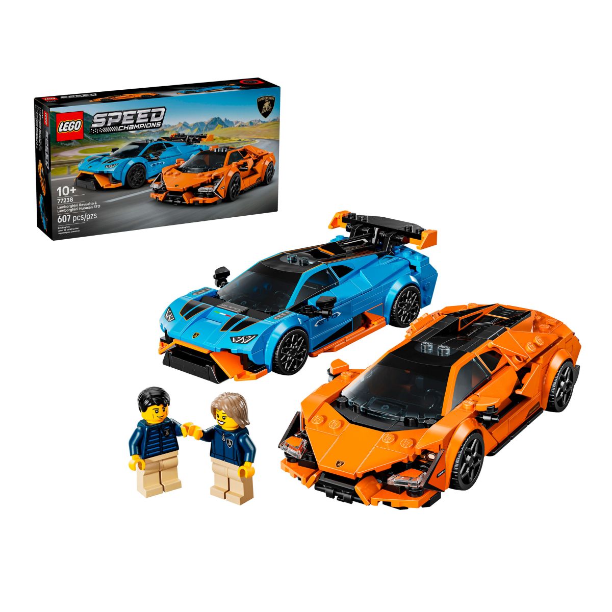 Lamborghini Revuelto Y Huracán Sto Lego Speed Champions