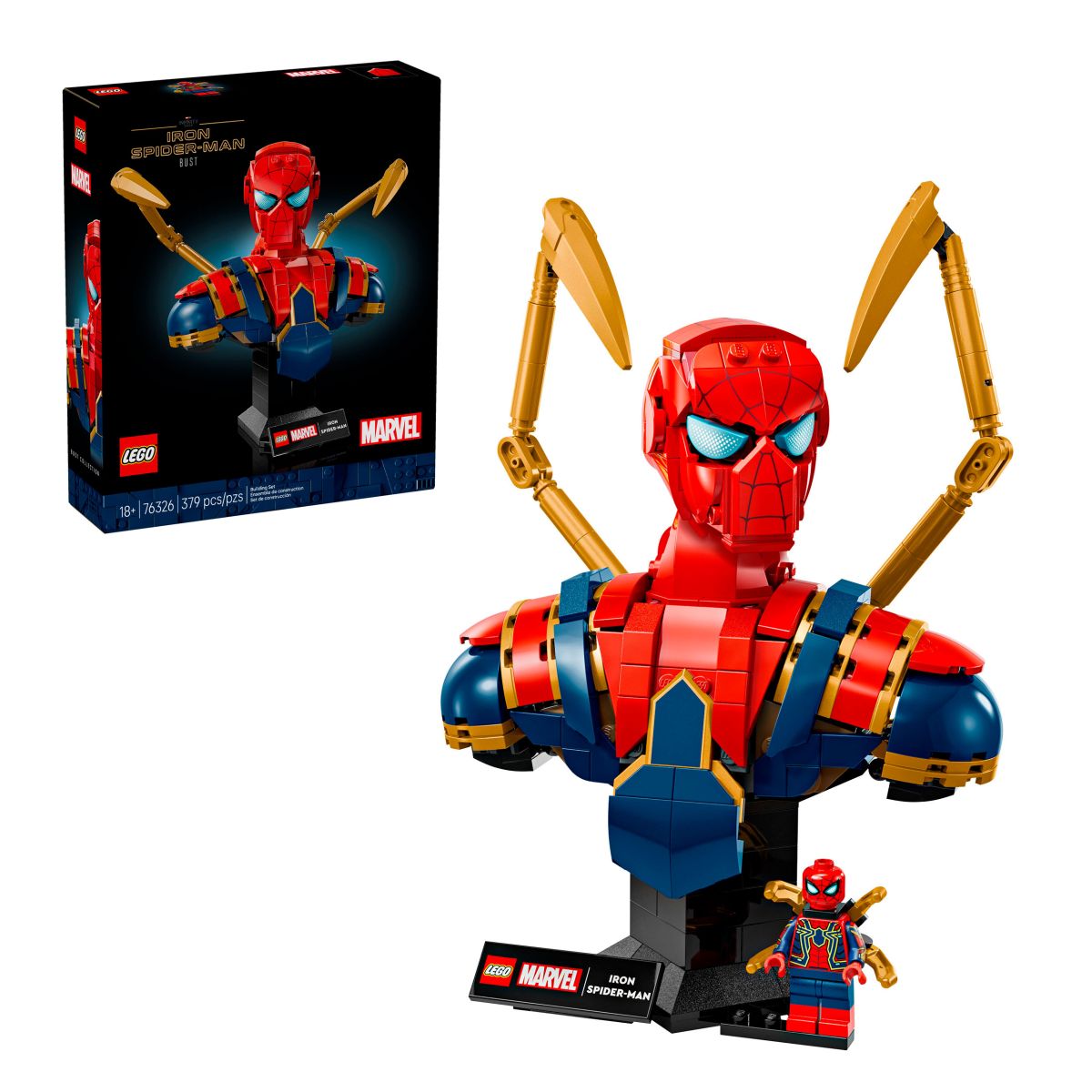 Busto De Iron Spider-man Lego Super Héroes