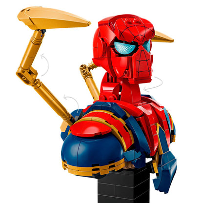 Busto De Iron Spider-man Lego Super Héroes