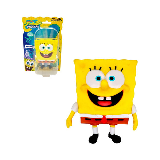Figura Strech De Goma De 11 A 15 Cms Que Se Estira Bob Esponja - Bob Esponja Feliz