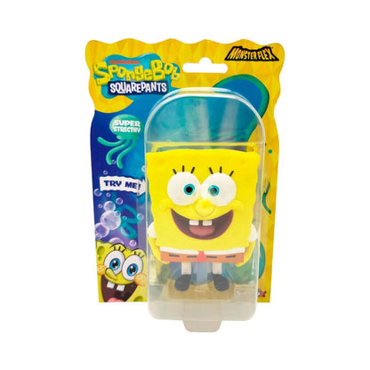 Figura Strech De Goma De 11 A 15 Cms Que Se Estira Bob Esponja - Bob Esponja Feliz