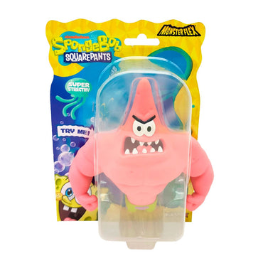 Figura Stretch De Goma De 11 A 15 Cm Que Se Estira Bob Esponja - Patricio Musculoso