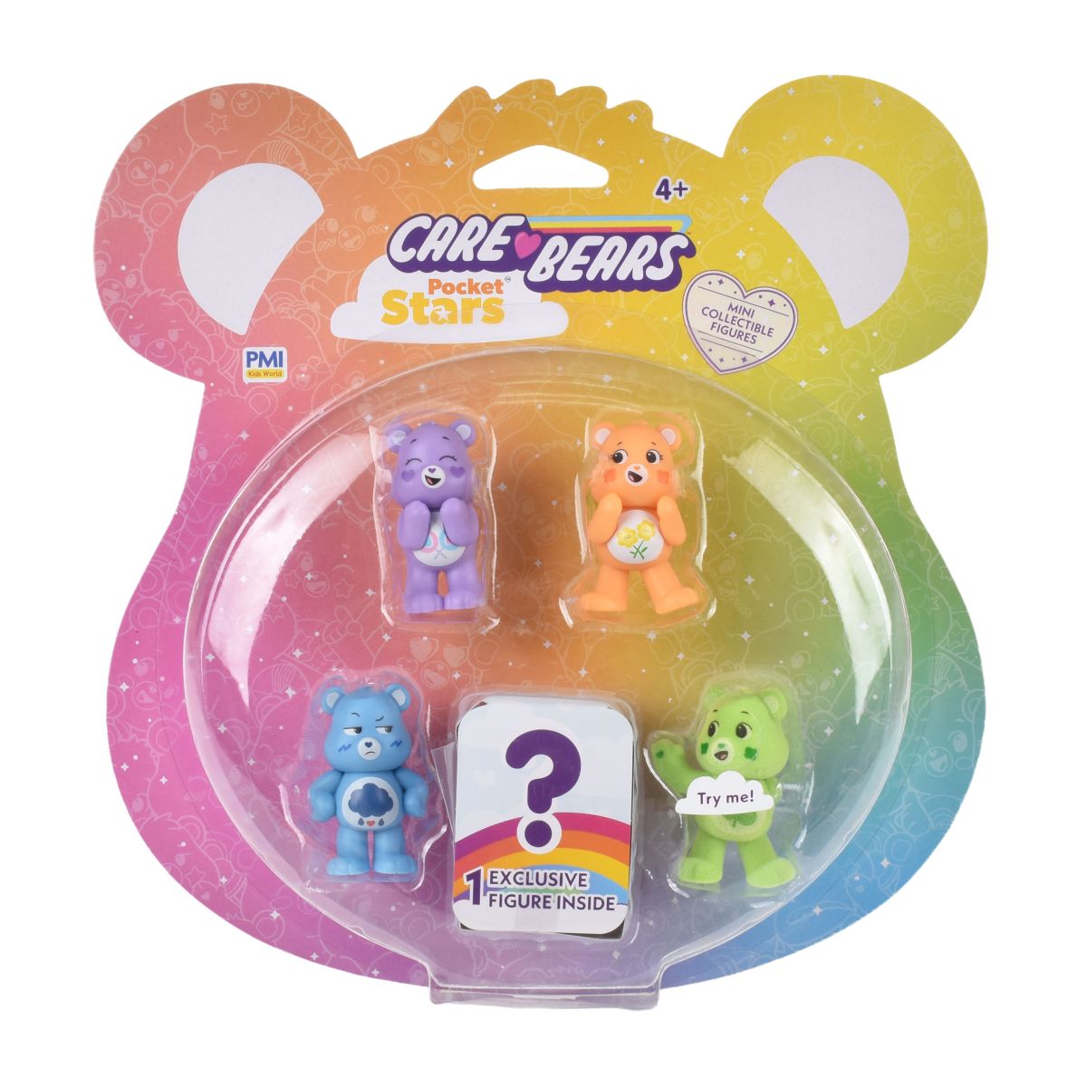 Set 5 Figuras Coleccionables 5 Cm Cariñositos - Share Bear