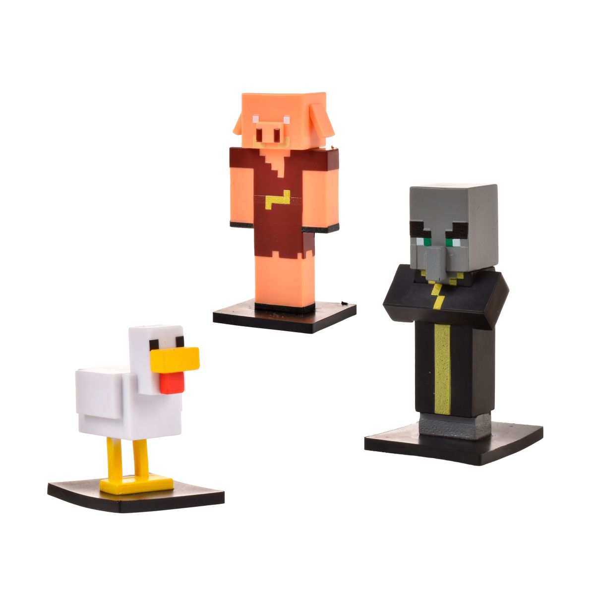 Set 3 Figuras 6 Cms Toppeez Minecraft - Gallina