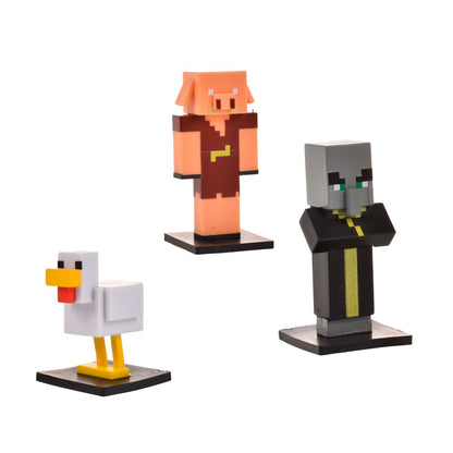 Set 3 Figuras 6 Cms Toppeez Minecraft - Gallina