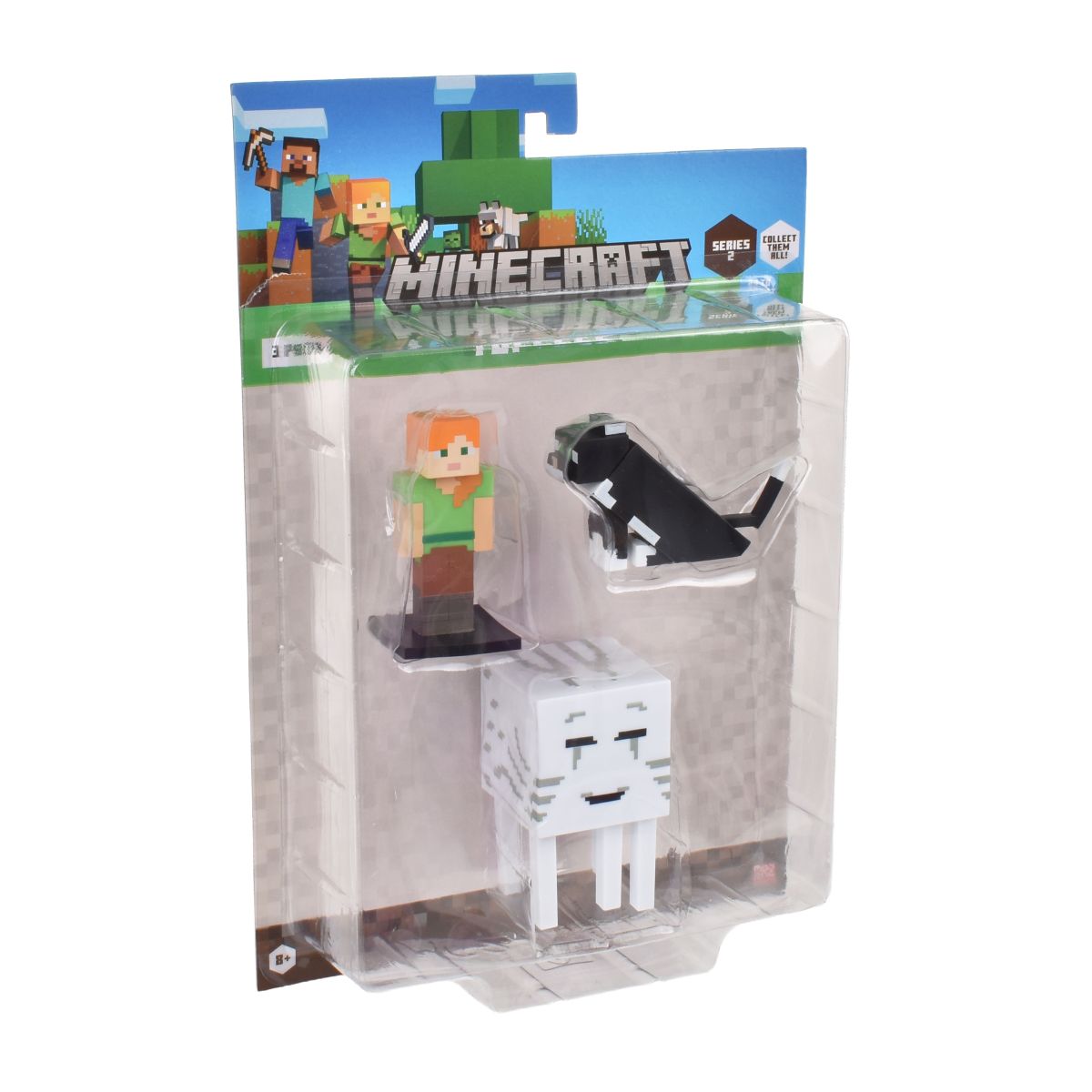 Set 3 Figuras 6 Cms Toppeez Minecraft - Alex