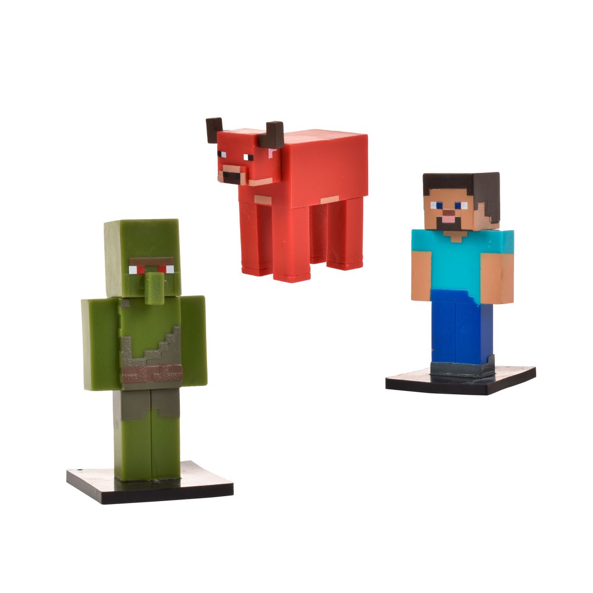 Set 3 Figuras 6 Cms Toppeez Minecraft - Steve