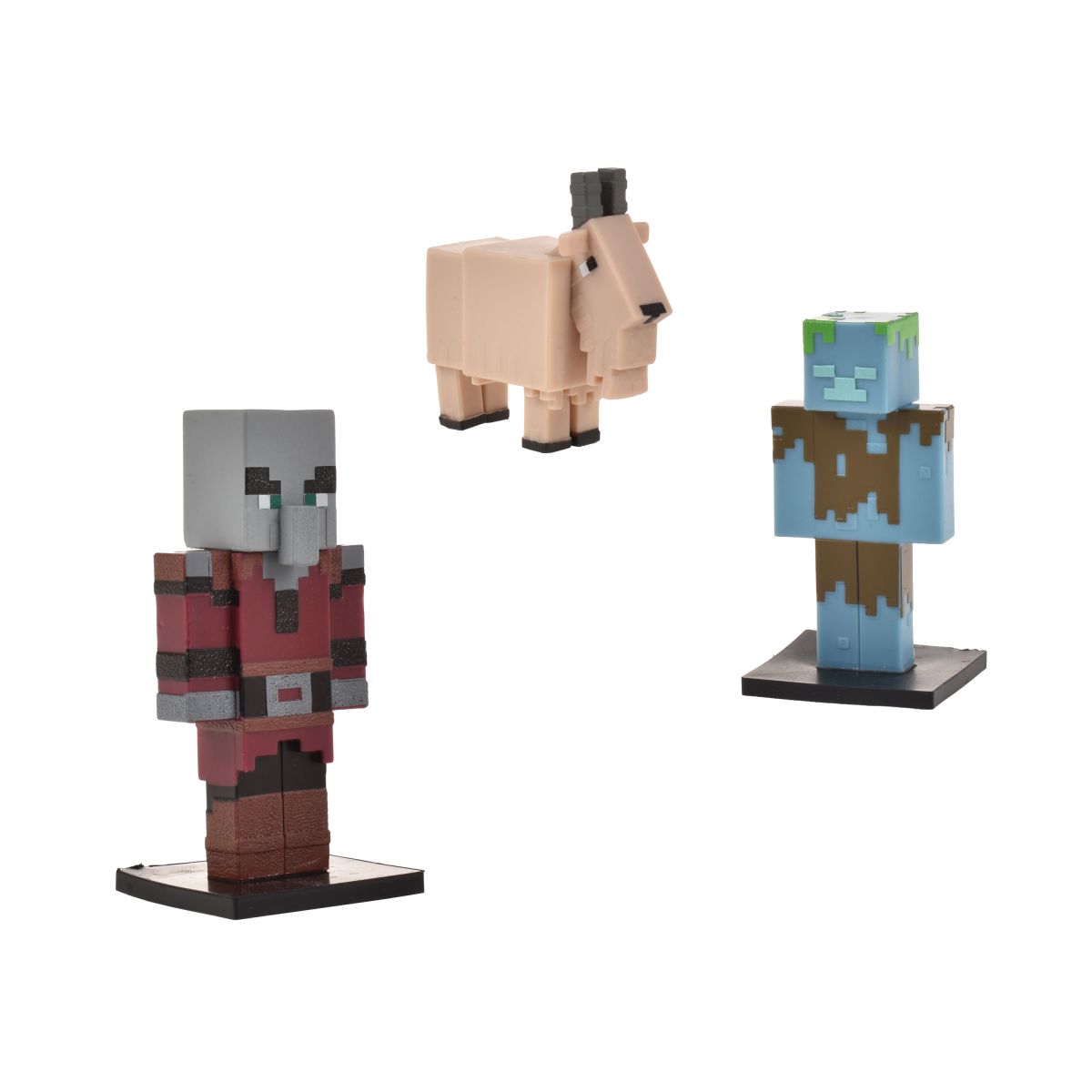 Set 3 Figuras 6 Cms Toppeez Minecraft - Saqueador