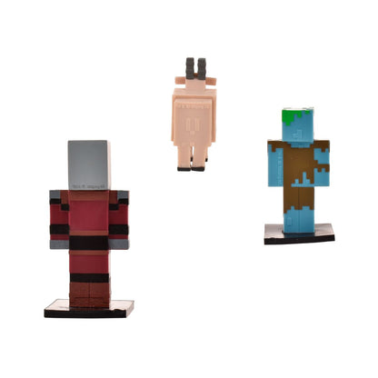 Set 3 Figuras 6 Cms Toppeez Minecraft - Saqueador