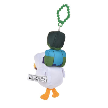 Peluche Con Clip Minecraft - Gallina Con Zombie