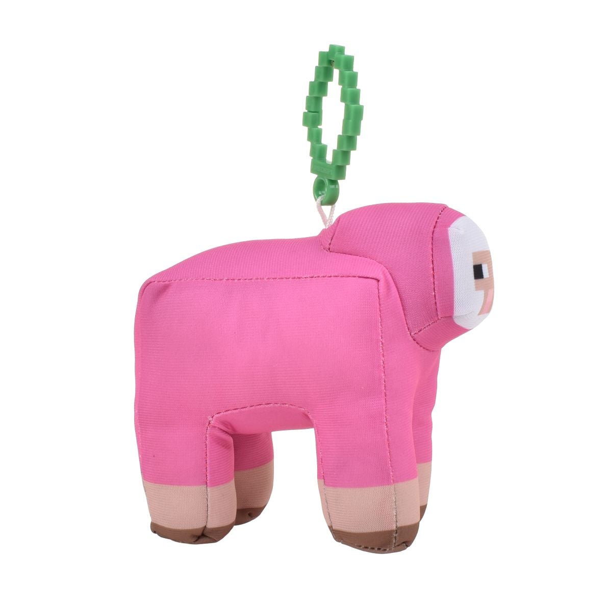 Peluche Con Clip Minecraft - Oveja Rosa