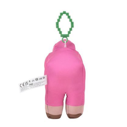 Peluche Con Clip Minecraft - Oveja Rosa