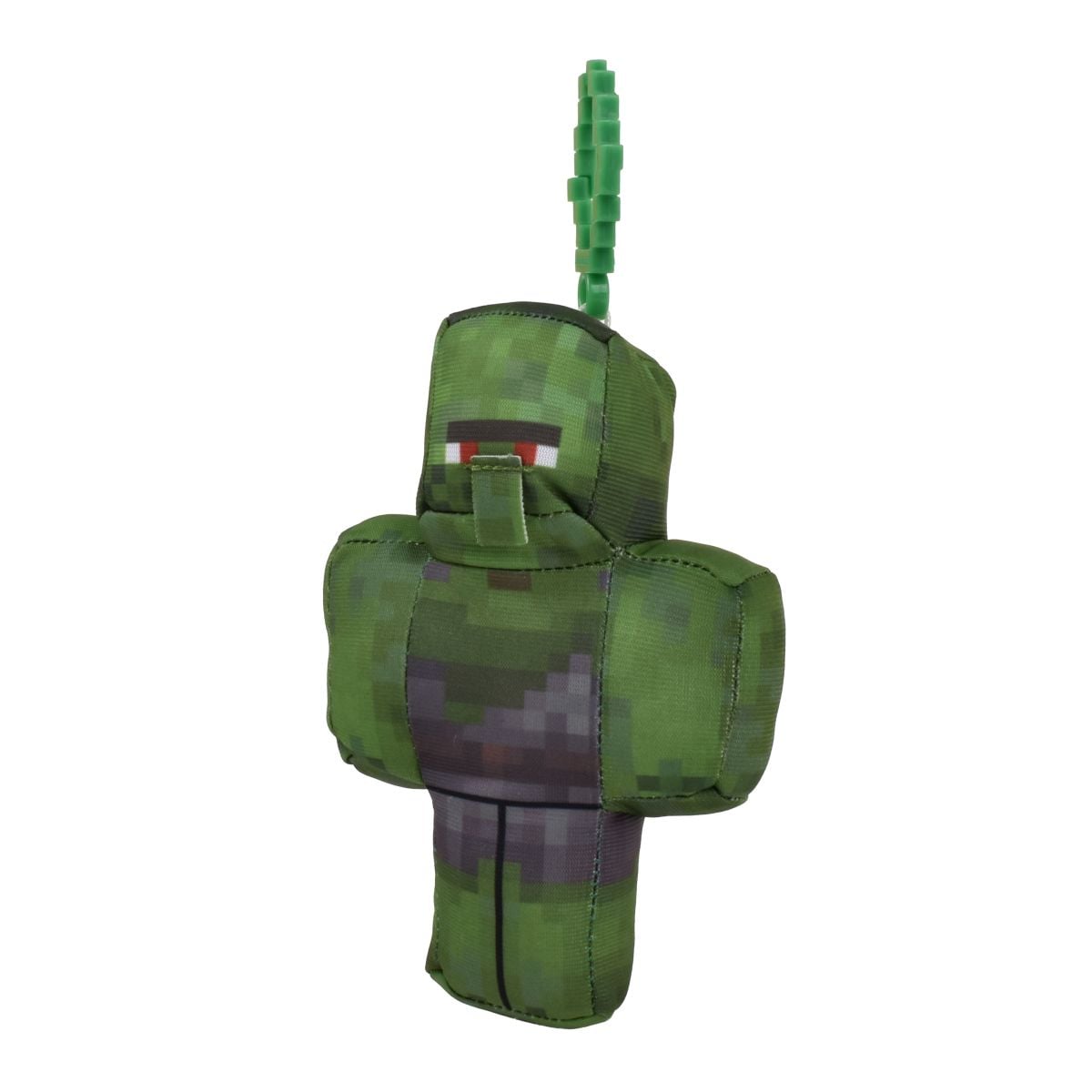 Peluche Con Clip Minecraft - Aldeano Zombie